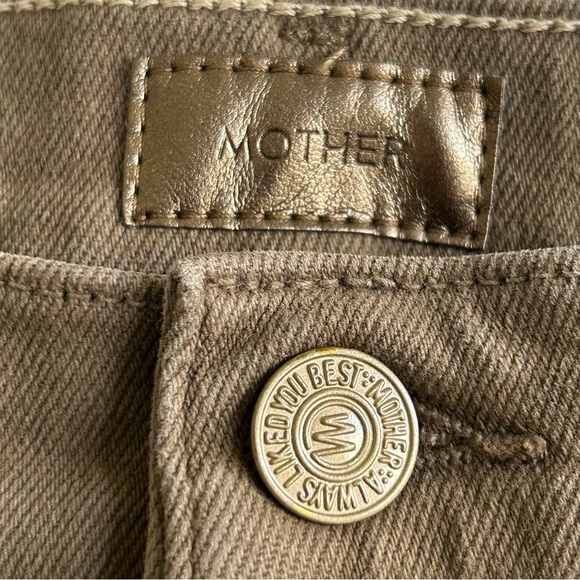 Mother High Waisted Rascal Ankle Step Fray jeans Capers 27 - Picture 11 of 16